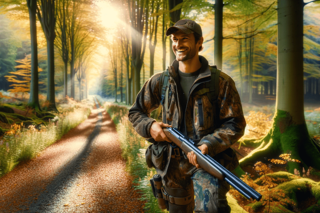 Jäger im Wald