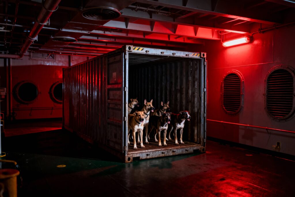 27 Jagdhunde sterben auf Fähre im Mittelmeer