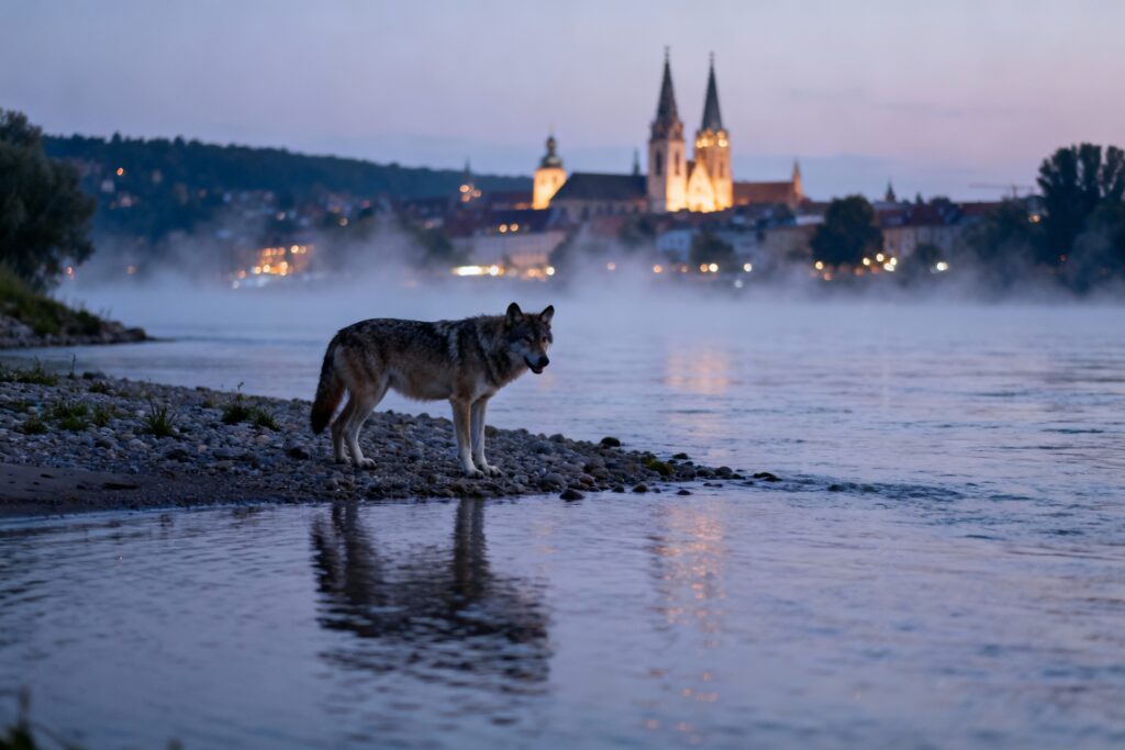 Wolf bei Regensburg gesichtet